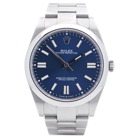 rolex schwarz blaues zifferblatt|Rolex aus edelstahl.